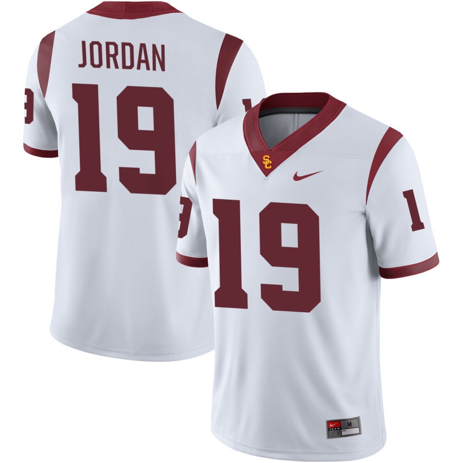 Xavier Jordan Men's Nike White USC Trojans Pick-A-Player NIL Football Replica Jersey