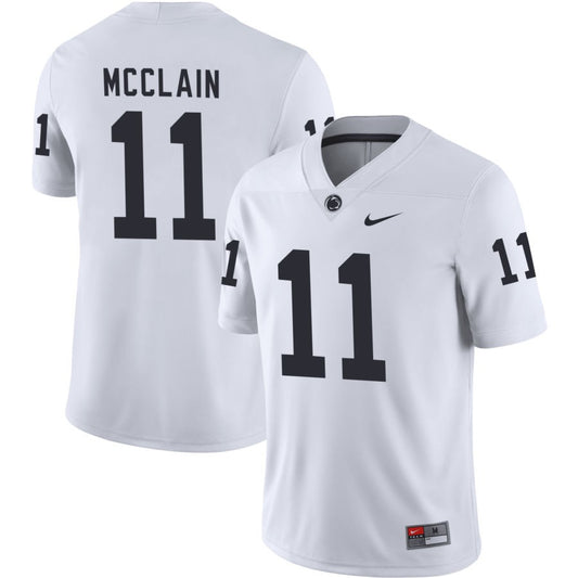 Malik McClain Men's Nike White Penn State Nittany Lions Pick-A-Player NIL Replica Football Jersey