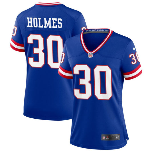 Darnay Holmes Women's Nike Royal New York Giants Classic Custom Game Jersey