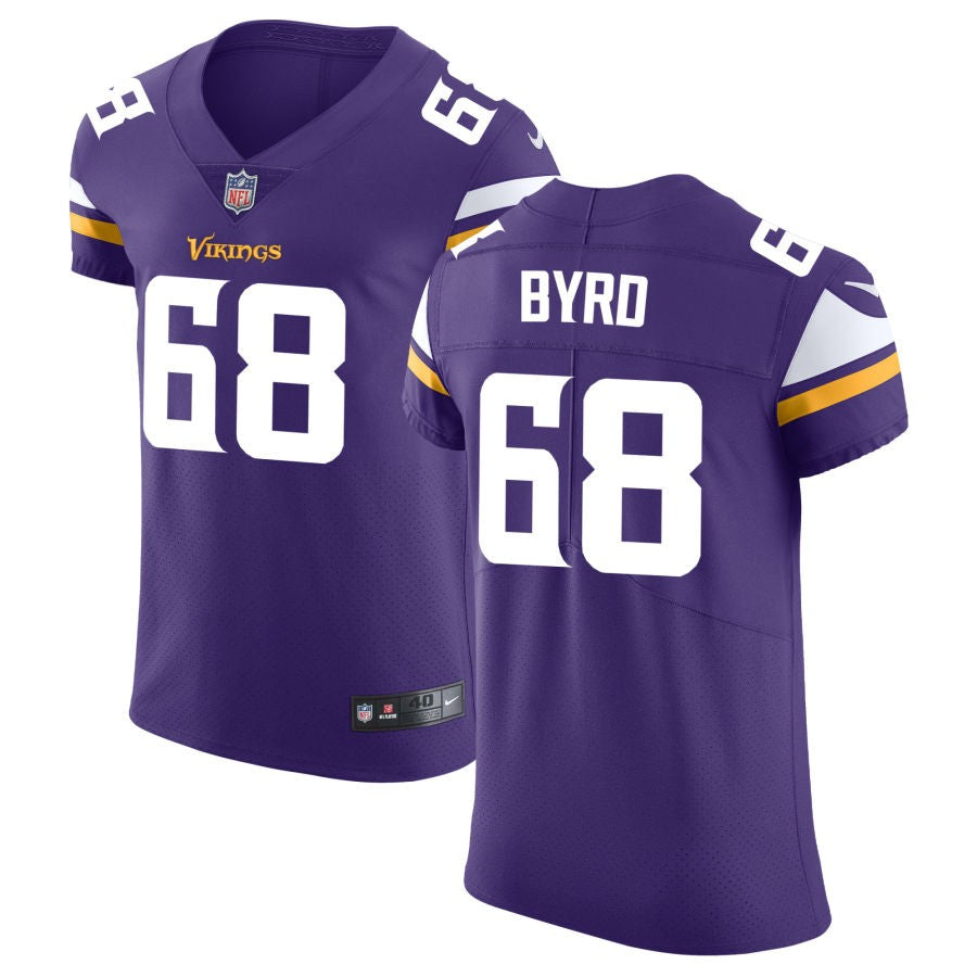 Henry Byrd Men's Nike Purple Minnesota Vikings Vapor Untouchable Custom Elite Jersey