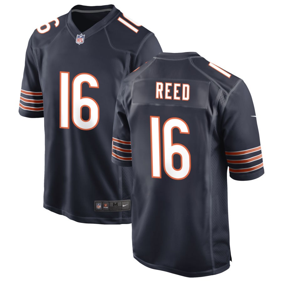 Austin Reed Men's Nike Navy Chicago Bears Custom Game Jersey