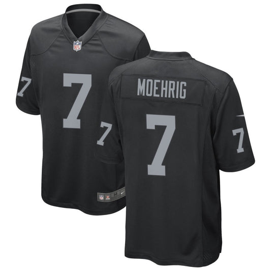 Tre'von Moehrig Men's Nike Black Las Vegas Raiders Custom Game Jersey