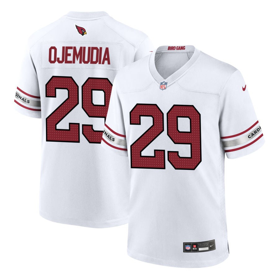 Michael Ojemudia Men's Nike White Arizona Cardinals Custom Game Jersey