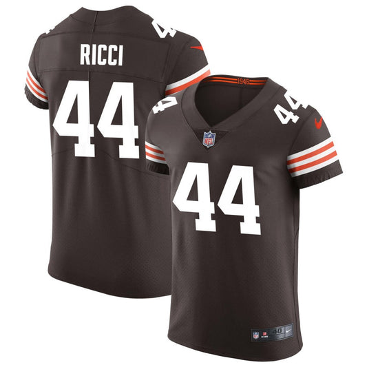 Giovanni Ricci Men's Nike Brown Cleveland Browns Vapor Elite Custom Jersey