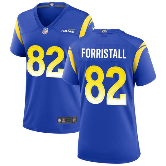 Miller Forristall Women's Nike Los Angeles Rams Royal Custom Game Jersey