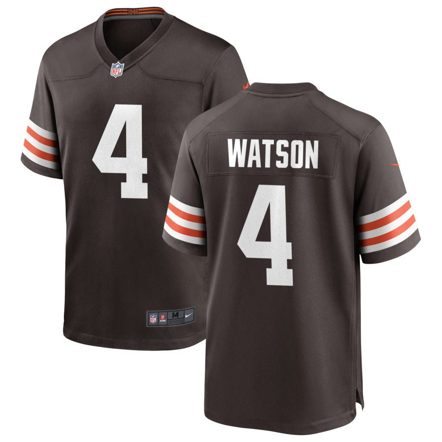 Deshaun Watson Men's Nike Cleveland Browns Brown Custom Game Jersey