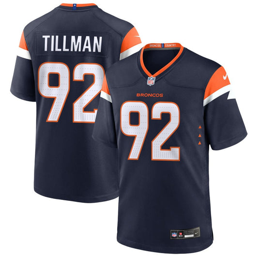 Dondrea Tillman Men's Nike  Navy Denver Broncos Alternate Custom Game Jersey