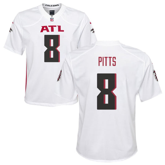 Kyle Pitts Youth Nike Atlanta Falcons White Custom Game Jersey