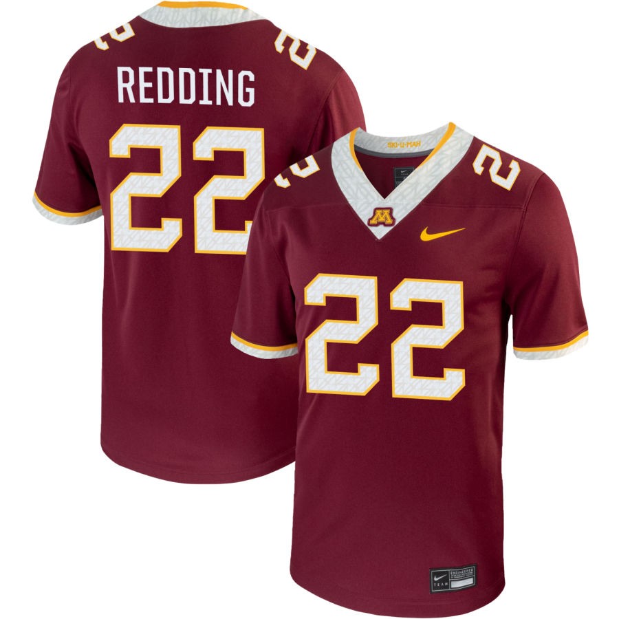 Evan Redding Men's Nike Maroon Minnesota Golden Gophers Pick-A-Player NIL Replica Football Jersey