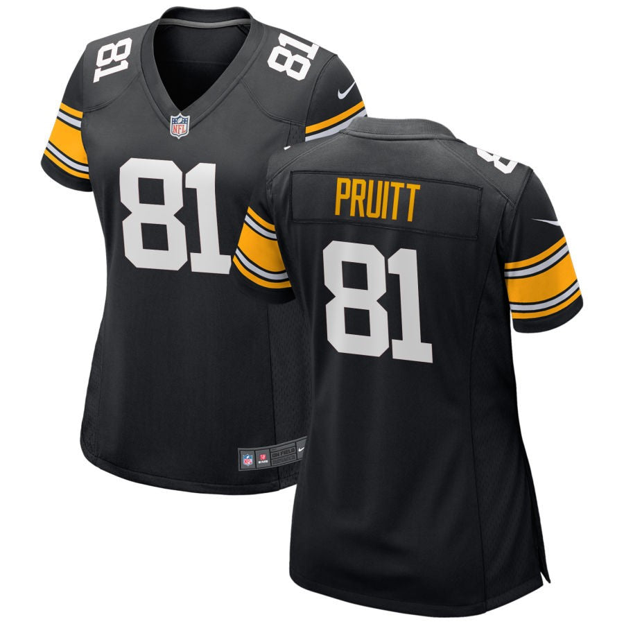 MyCole Pruitt Women's Nike Black Pittsburgh Steelers Alternate Custom Game Jersey