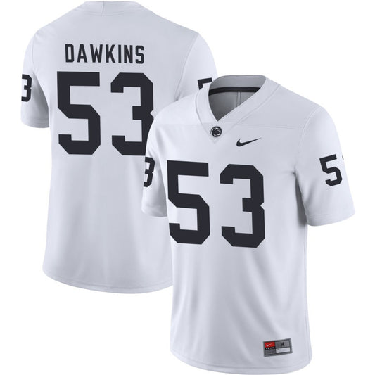 Nick Dawkins Men's Nike White Penn State Nittany Lions Pick-A-Player NIL Replica Football Jersey