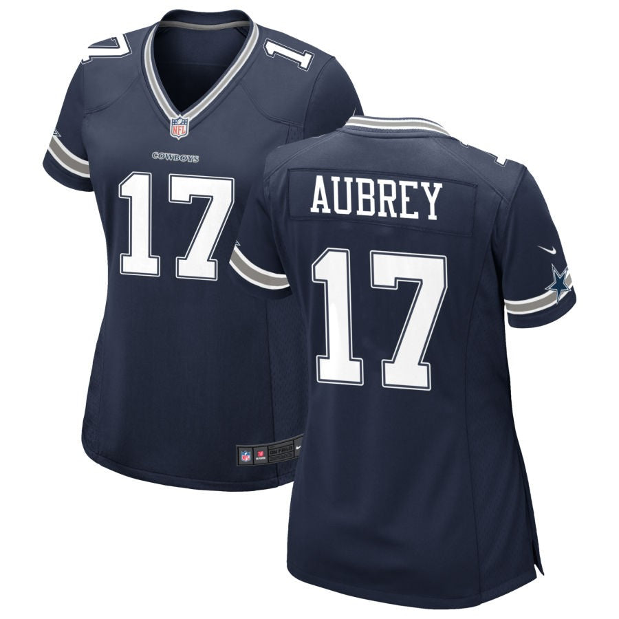 Brandon Aubrey Women's Nike Navy Dallas Cowboys Custom Game Jersey