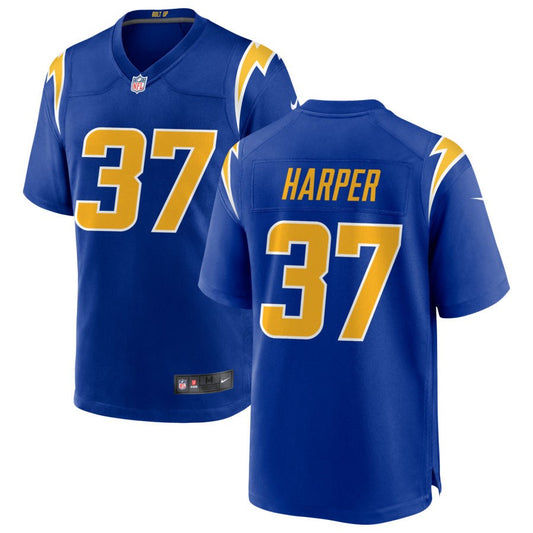 Thomas Harper Men's Nike Royal Los Angeles Chargers Alternate Custom Game Jersey