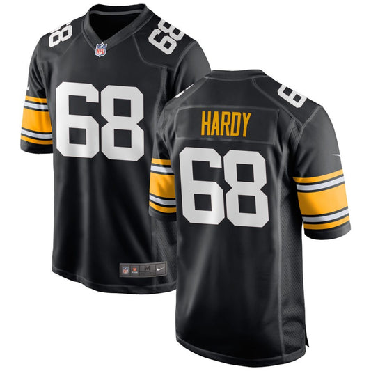 Anderson Hardy Men's Nike Black Pittsburgh Steelers Alternate Custom Game Jersey