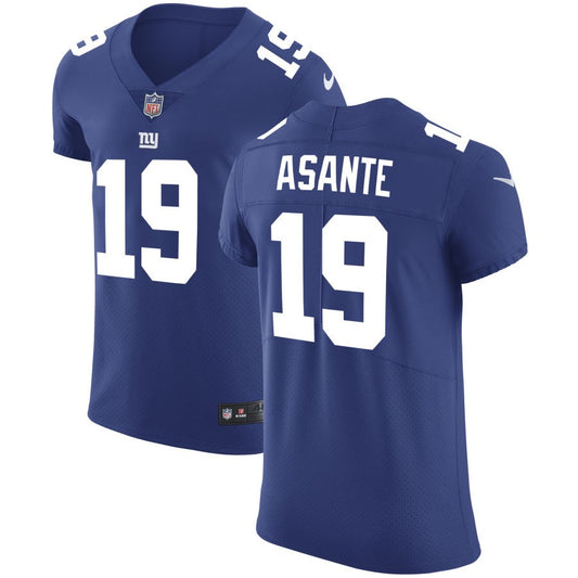 Ayir Asante Men's Nike Royal New York Giants Vapor Untouchable Custom Elite Jersey