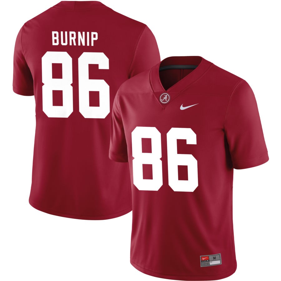 James Burnip Men's Nike Crimson Alabama Crimson Tide Pick-A-Player NIL Replica Football Jersey