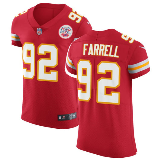 Neil Farrell Men's Nike Red Kansas City Chiefs Vapor Untouchable Custom Elite Jersey