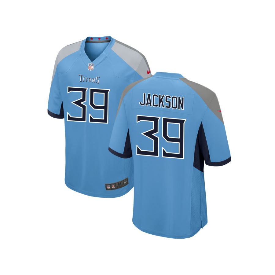 Matthew Jackson Youth Nike Light Blue Tennessee Titans Alternate Custom Game Jersey