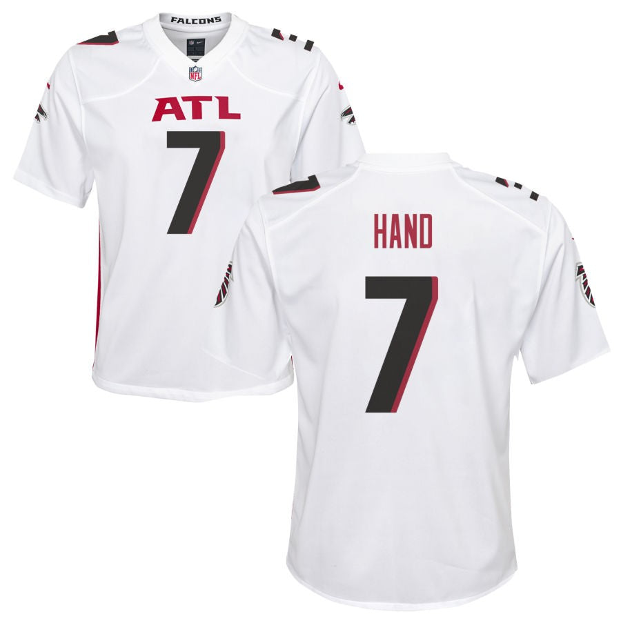 Harrison Hand Youth Nike Atlanta Falcons White Custom Game Jersey