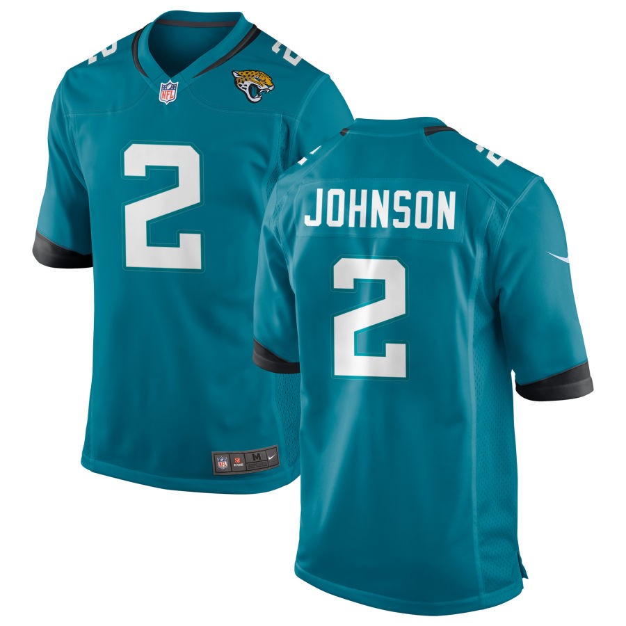 D'Ernest Johnson Men's Nike Teal Jacksonville Jaguars Alternate Custom Game Jersey