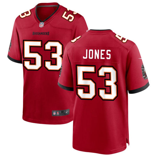 Vi Jones Youth Nike Tampa Bay Buccaneers Red Custom Game Jersey