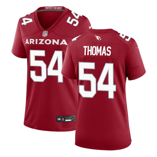 Xavier Thomas Women's Nike Cardinal Arizona Cardinals Custom Game Jersey