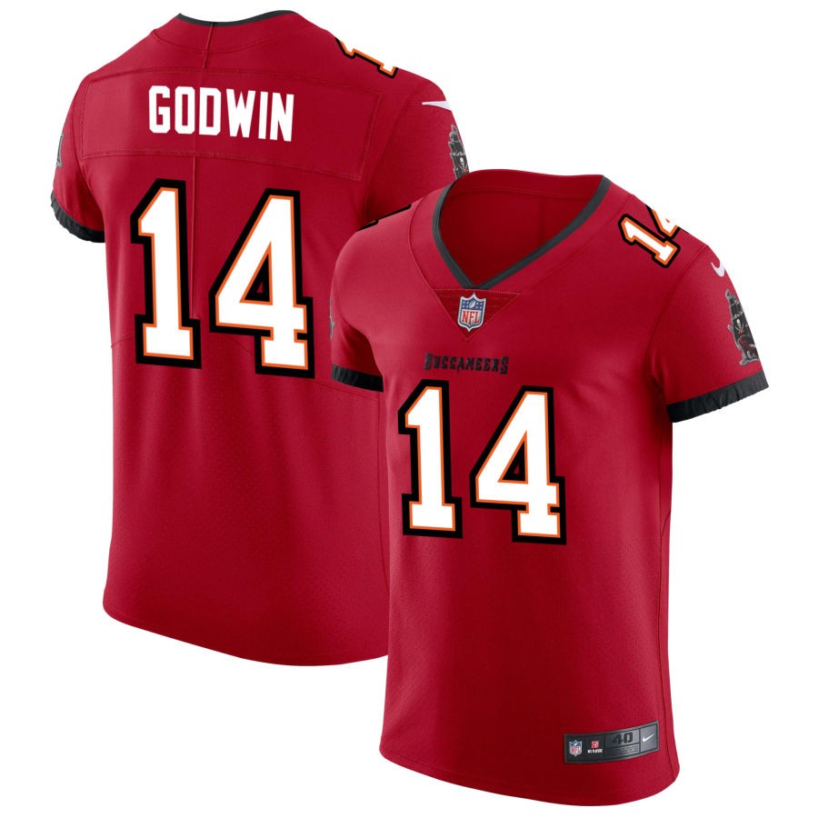 Chris Godwin Men's Nike Red Tampa Bay Buccaneers Vapor Elite Custom Jersey