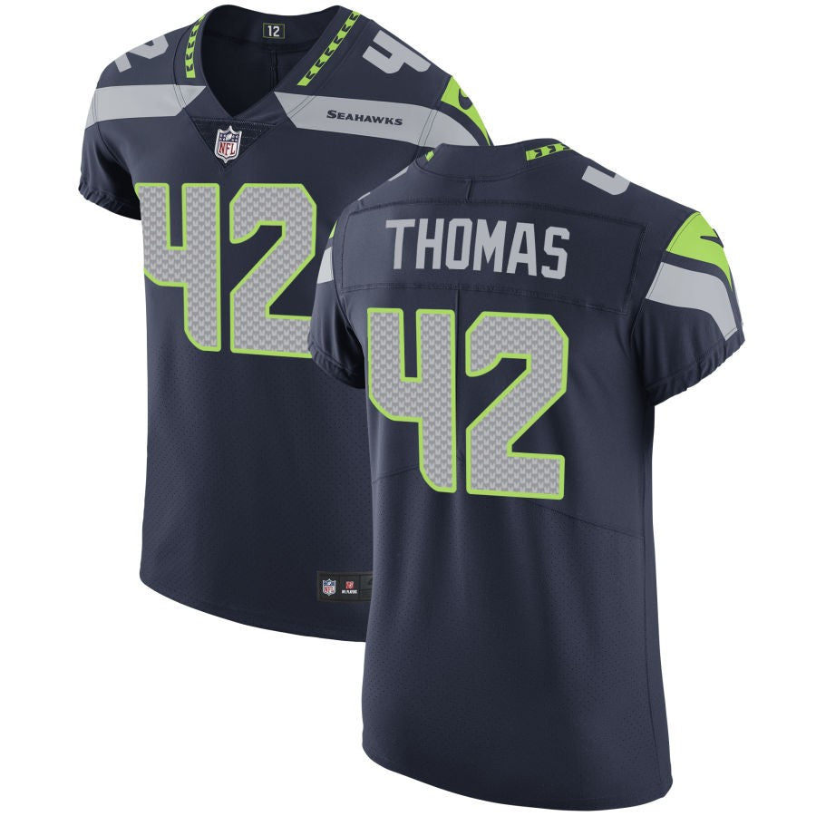 Drake Thomas Men's Nike College Navy Seattle Seahawks Vapor Untouchable Custom Elite Jersey