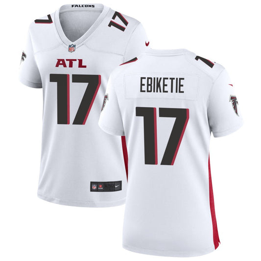 Arnold Ebiketie Women's Nike Atlanta Falcons White Custom Game Jersey