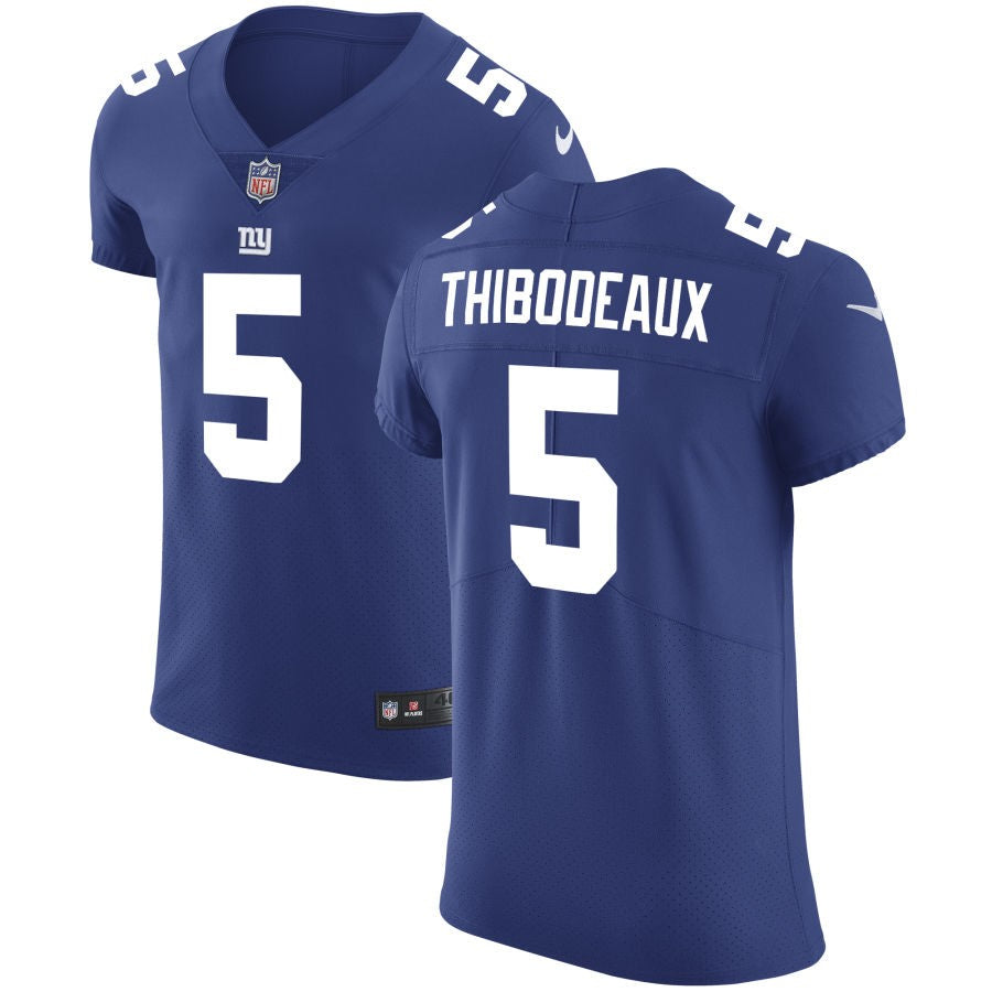 Kayvon Thibodeaux Men's Nike Royal New York Giants Vapor Untouchable Custom Elite Jersey