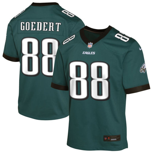 Dallas Goedert Youth Nike Midnight Green Philadelphia Eagles Custom Game Jersey