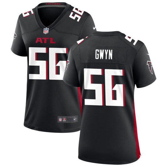 Jovaughn Gwyn Women's Nike Atlanta Falcons Black Custom Game Jersey