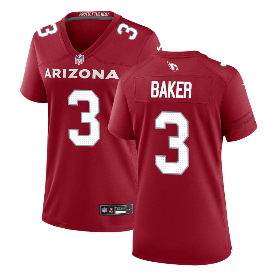 Budda Baker Women's Nike Cardinal Arizona Cardinals Custom Game Jersey