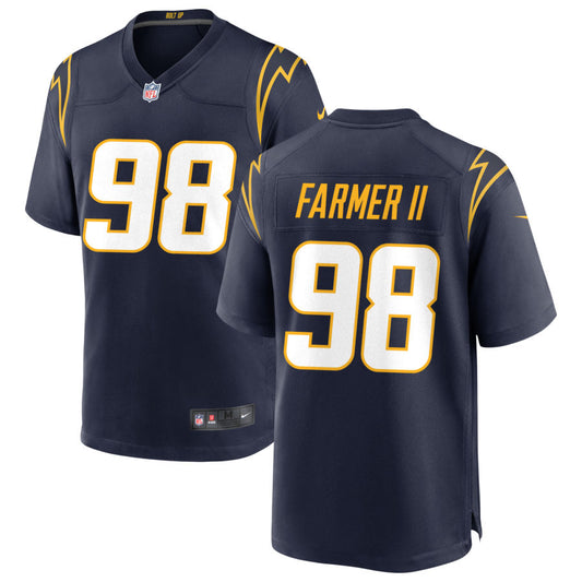 Andrew Farmer II Men's Nike Navy Los Angeles Chargers Alternate Custom Game Jersey