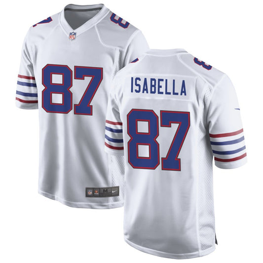 Andy Isabella Men's Nike White Buffalo Bills Alternate Custom Game Jersey