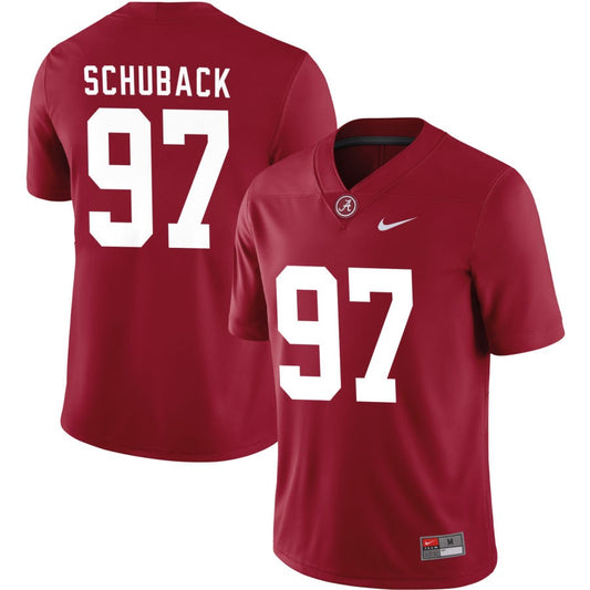 Reid Schuback Men's Nike Crimson Alabama Crimson Tide Pick-A-Player NIL Replica Football Jersey