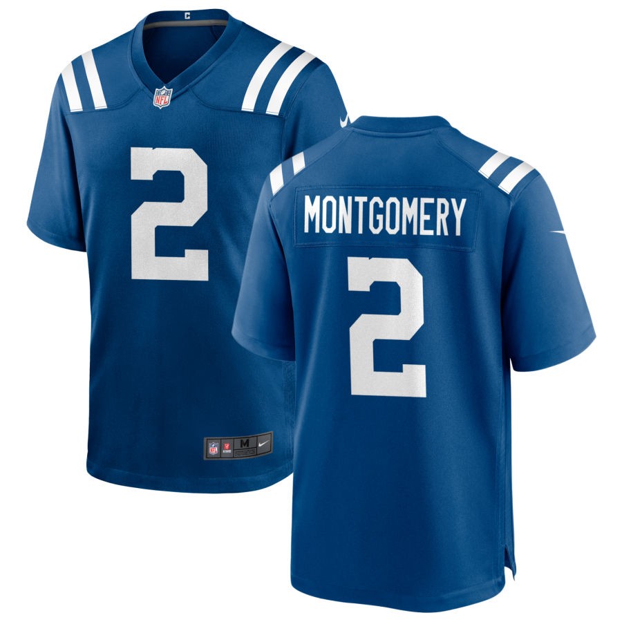 D.J. Montgomery Men's Nike Indianapolis Colts Royal Custom Game Jersey