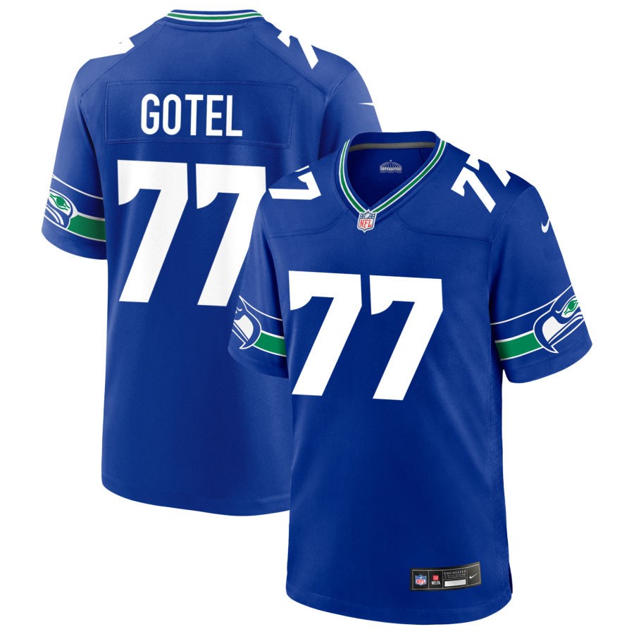 Matt Gotel Women's Nike College Navy Seattle Seahawks Custom Game Jersey