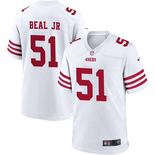 Robert Beal Jr Men's Nike White San Francisco 49ers Game Custom Player Jersey