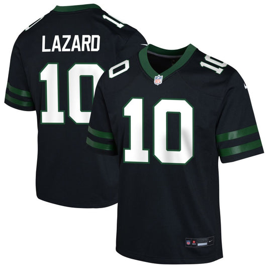 Allen Lazard Youth Nike  Legacy Black New York Jets Alternate Custom Game Jersey
