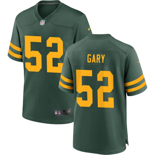 Rashan Gary Men's Nike Green Green Bay Packers Alternate Custom Jersey