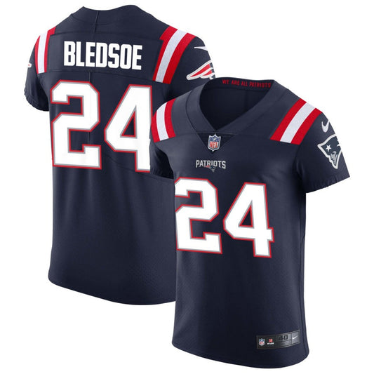 Joshua Bledsoe Men's Nike Navy New England Patriots Vapor Elite Custom Jersey