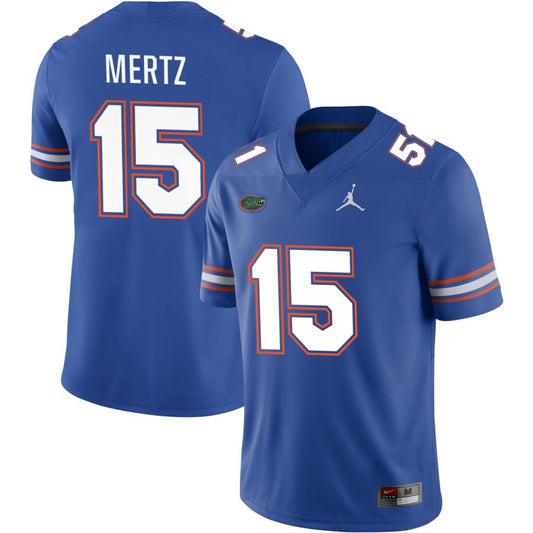 Graham Mertz Men's Jordan Brand Royal Florida Gators Pick-A-Player NIL Replica Football Jersey