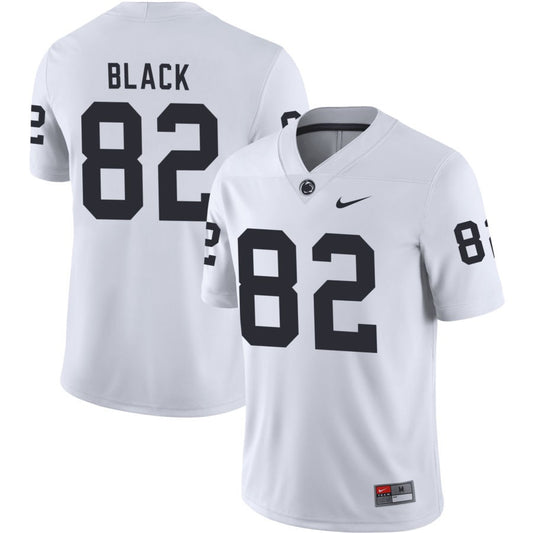 Ethan Black Men's Nike White Penn State Nittany Lions Pick-A-Player NIL Replica Football Jersey