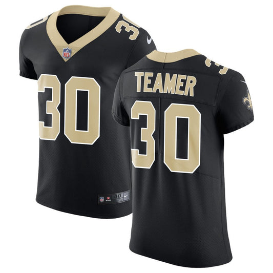 Roderic Teamer Men's Nike Black New Orleans Saints Vapor Untouchable Custom Elite Jersey