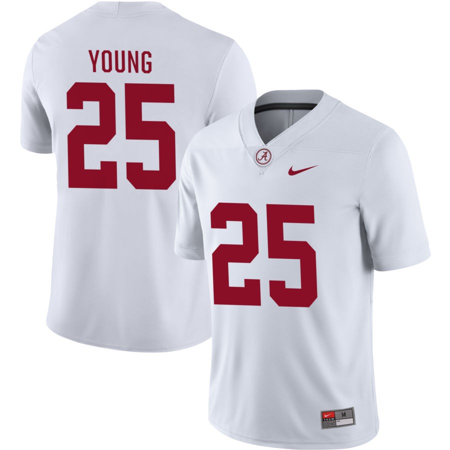 Richard Young Men's Nike White Alabama Crimson Tide Pick-A-Player NIL Replica Football Jersey