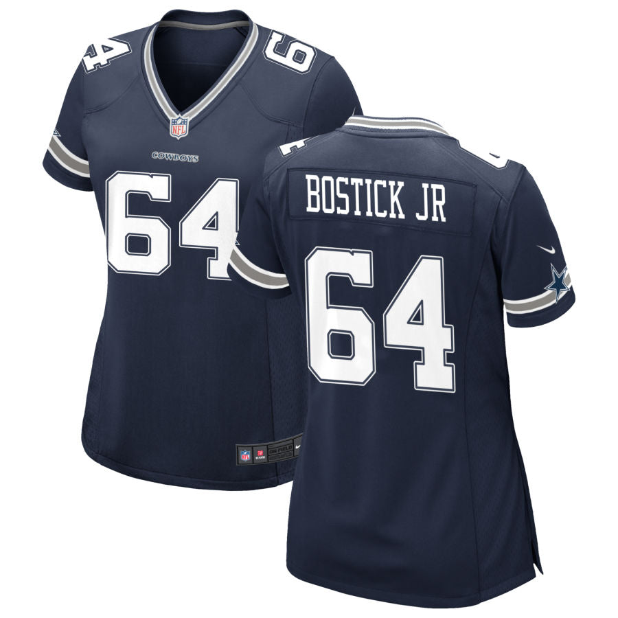 Earl Bostick Jr Women's Nike Navy Dallas Cowboys Custom Game Jersey