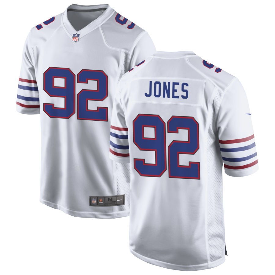 DaQuan Jones Men's Nike White Buffalo Bills Alternate Custom Game Jersey