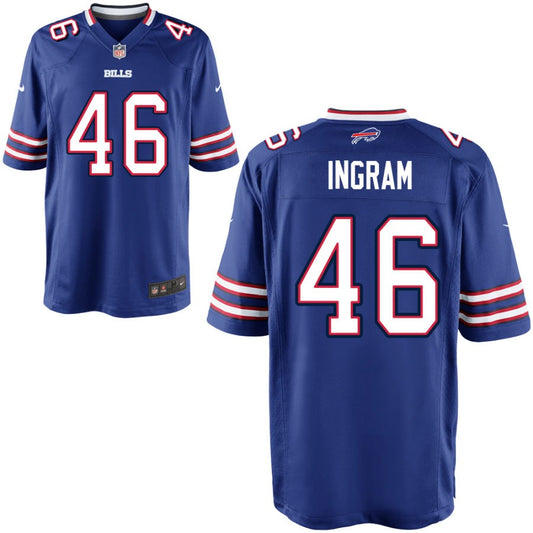 Ja'Marcus Ingram Youth Nike Royal Buffalo Bills Custom Game Jersey