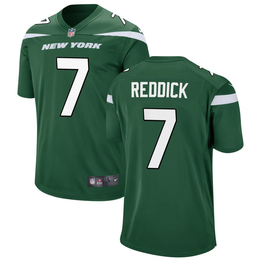 Haason Reddick Men's Nike Gotham Green New York Jets Game Custom Jersey